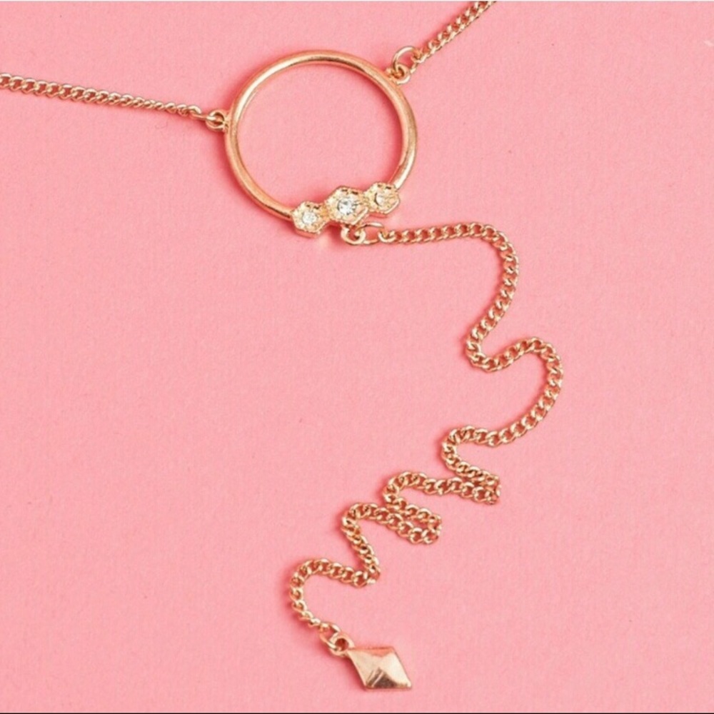 Luv AJ rose gold necklace